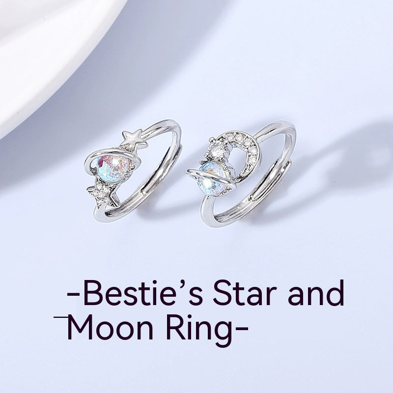 Adjustable Bestie Rings, Set of 2, close-up