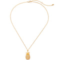 Hollow Pendant Necklace, Diamond-Inlaid, side view