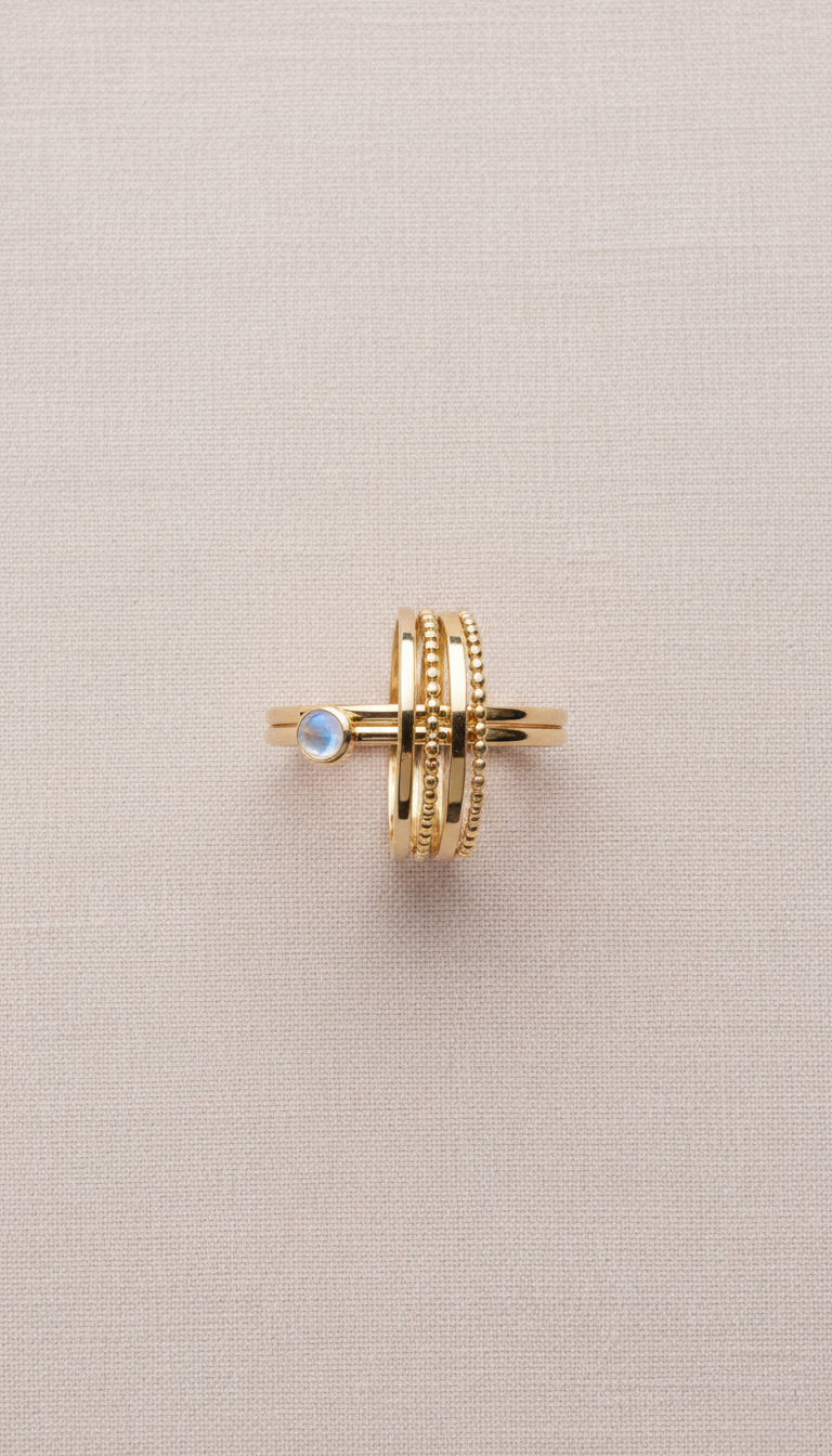Delicate Gold-Plated Stacking Rings
