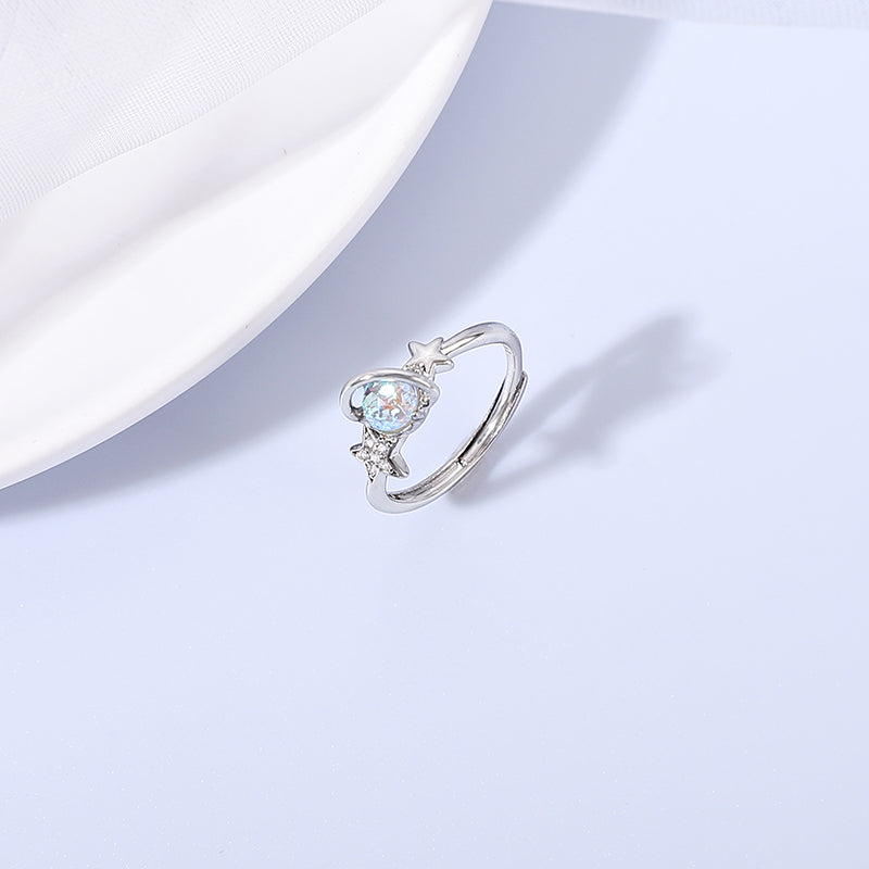 Adjustable Bestie Rings, Set of 2, side view