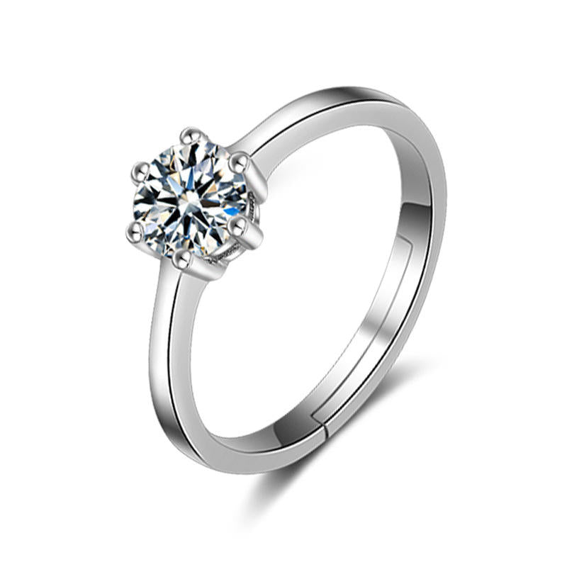 Personality Couple Rings, European Style, side view