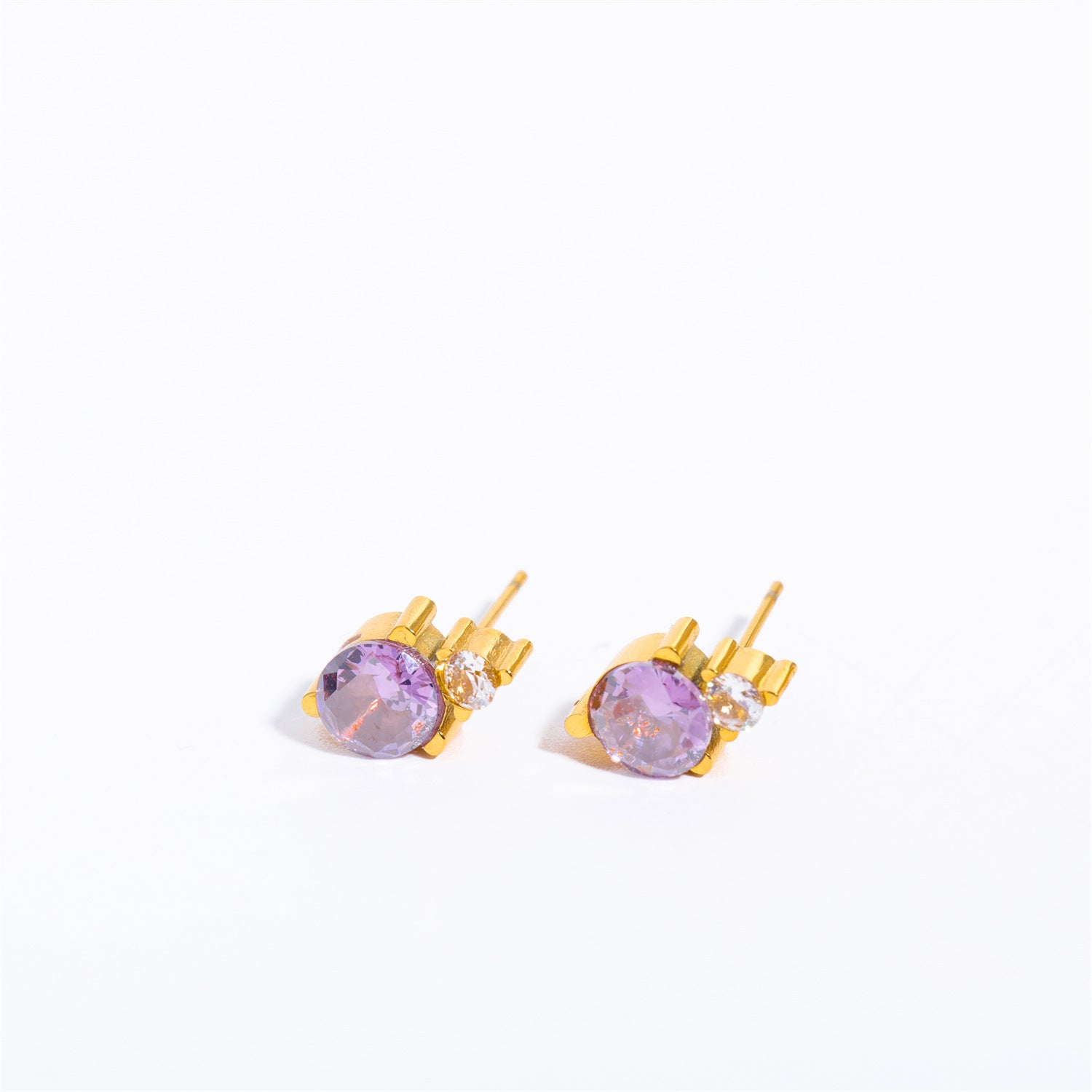 December Birthstone Stud Earrings