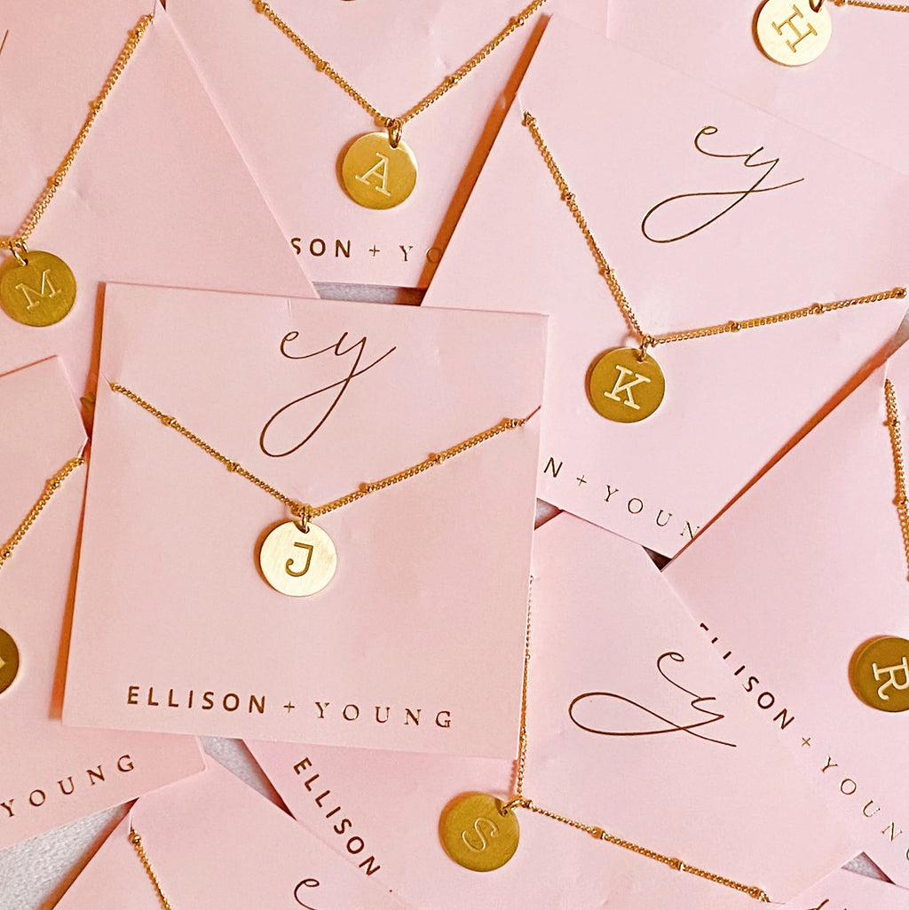 Singular Charm Initial Necklace
