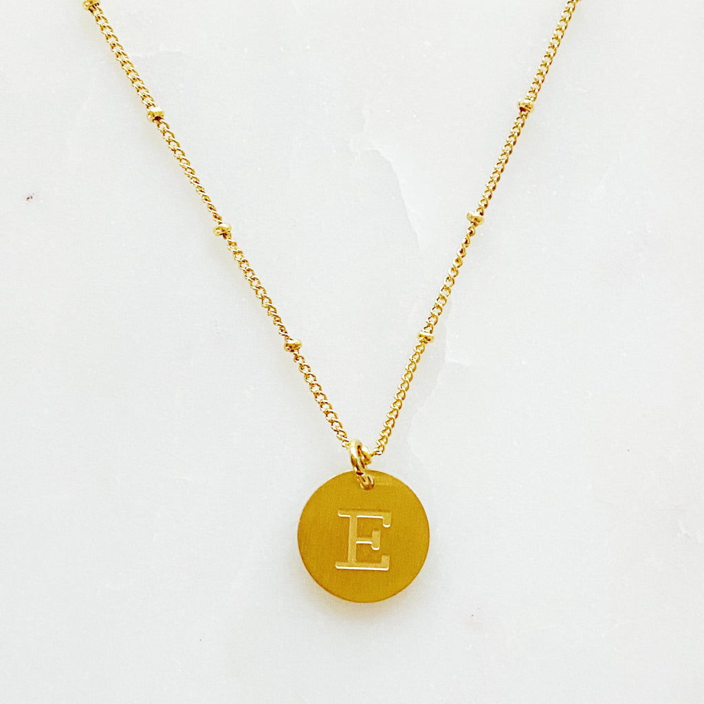 Singular Charm Initial Necklace