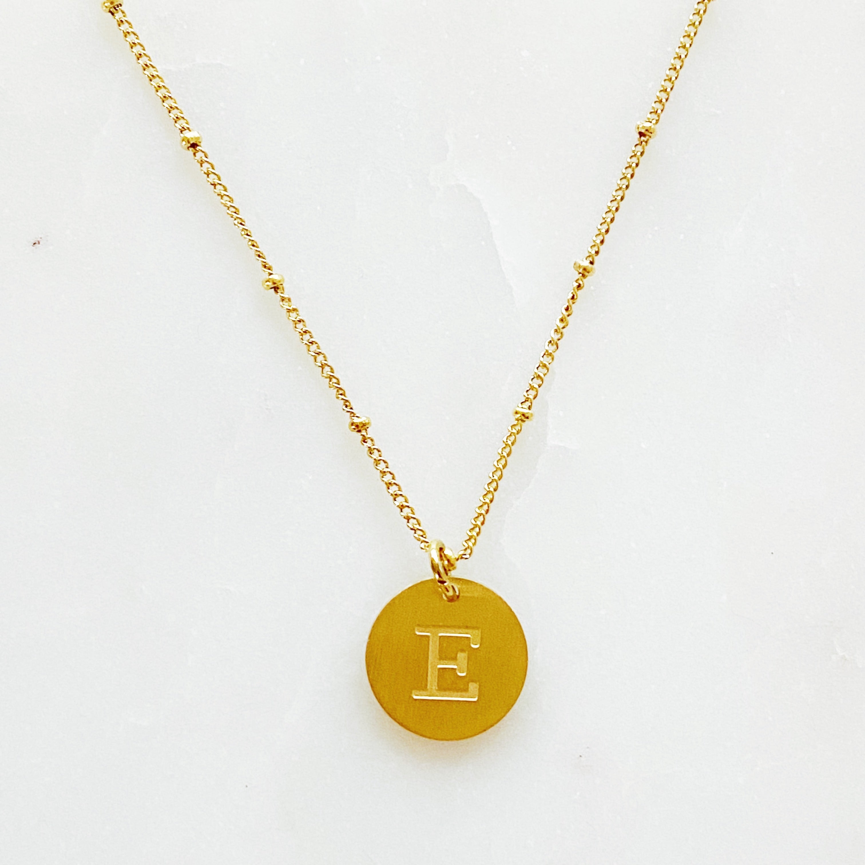Singular Charm Initial Necklace