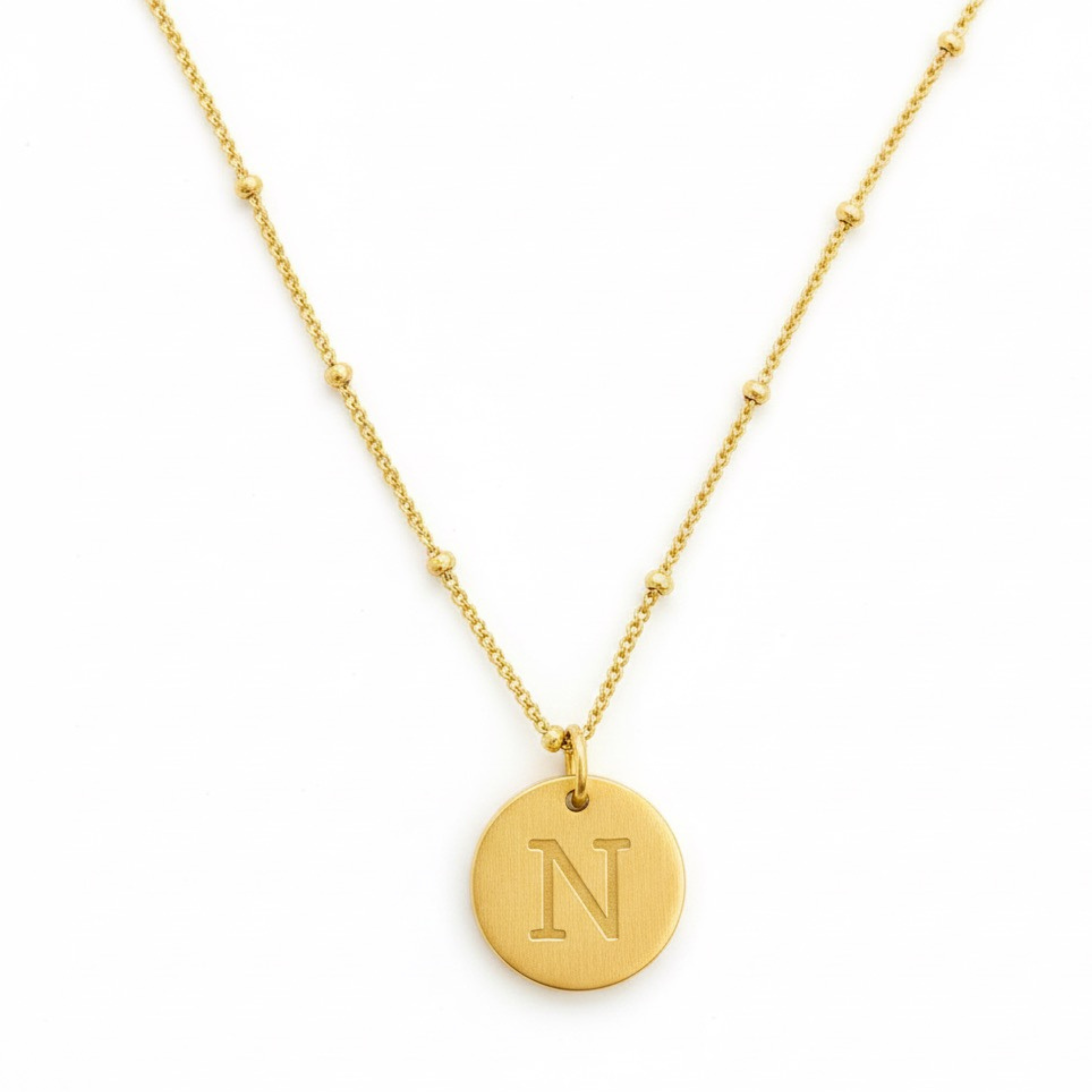 Singular Charm Initial Necklace