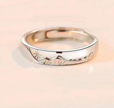 Sea & Mountain Couple Ring (Single)