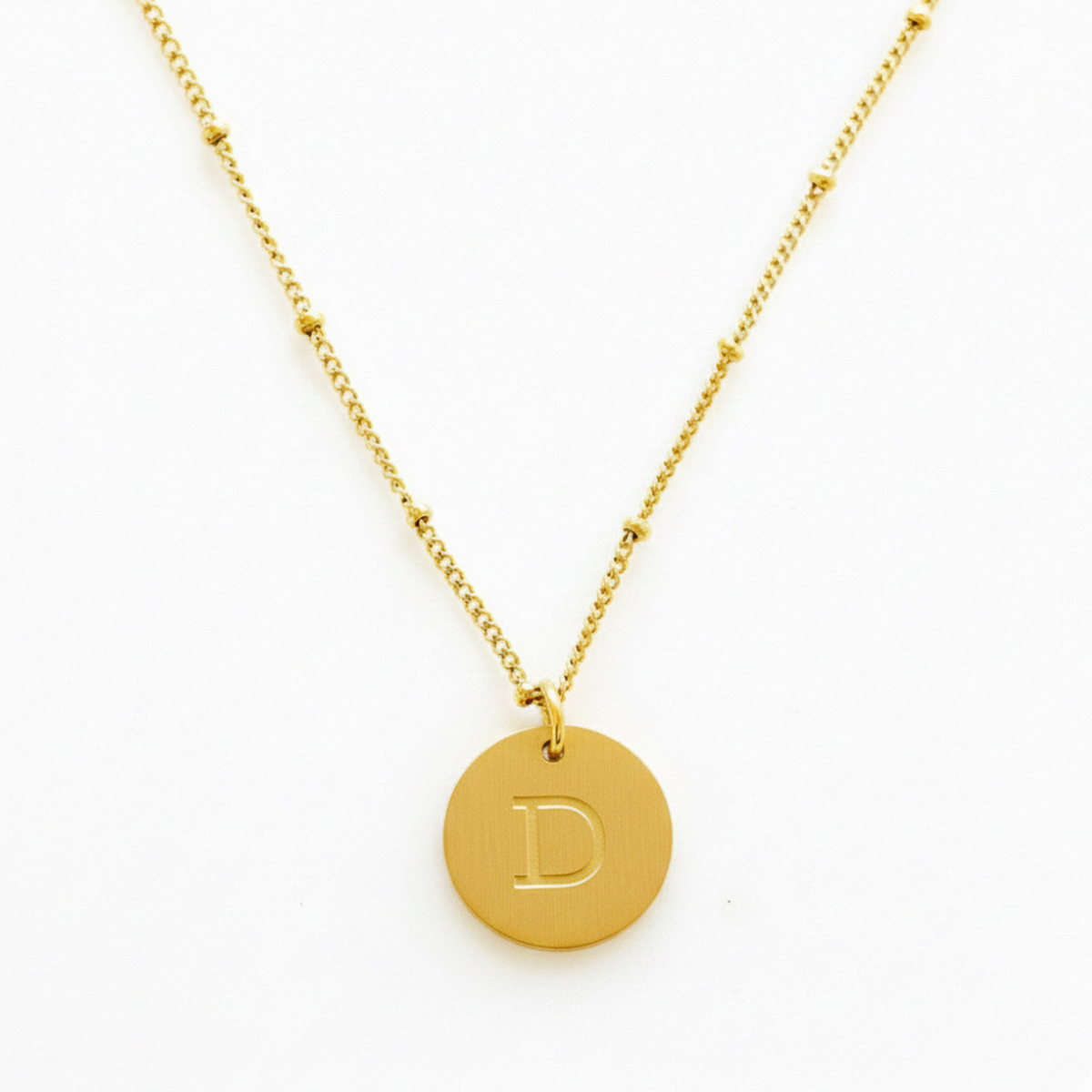 Singular Charm Initial Necklace