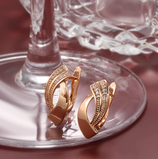 Rose Gold Jewelry Set, Style Two