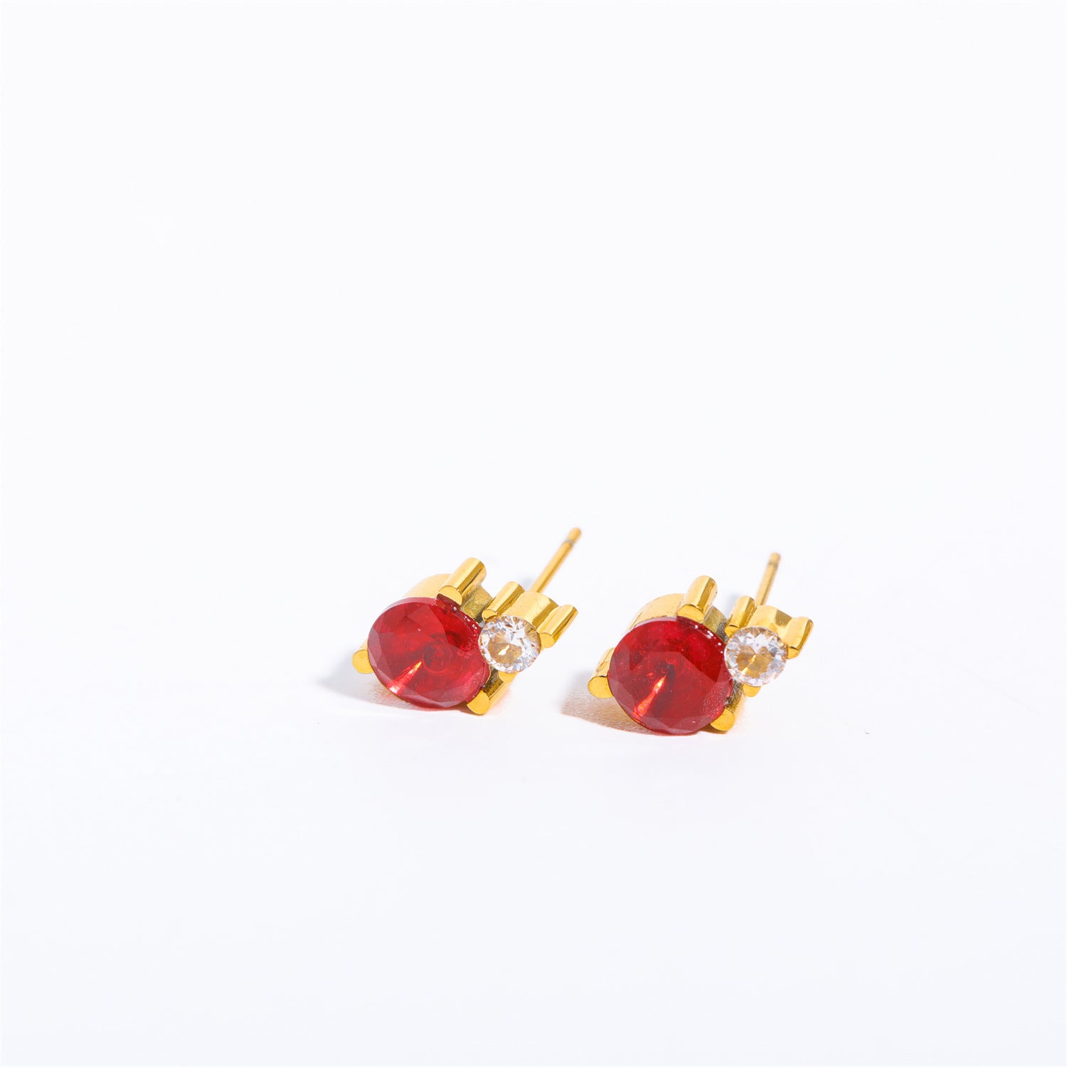 December Birthstone Stud Earrings