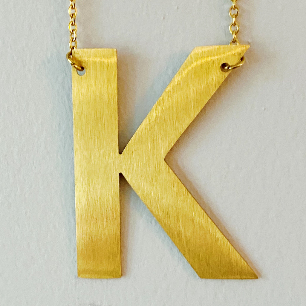 Boldly You Initial Necklace