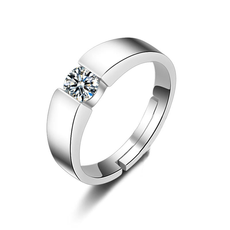 Personality Couple Rings, European Style, close-up
