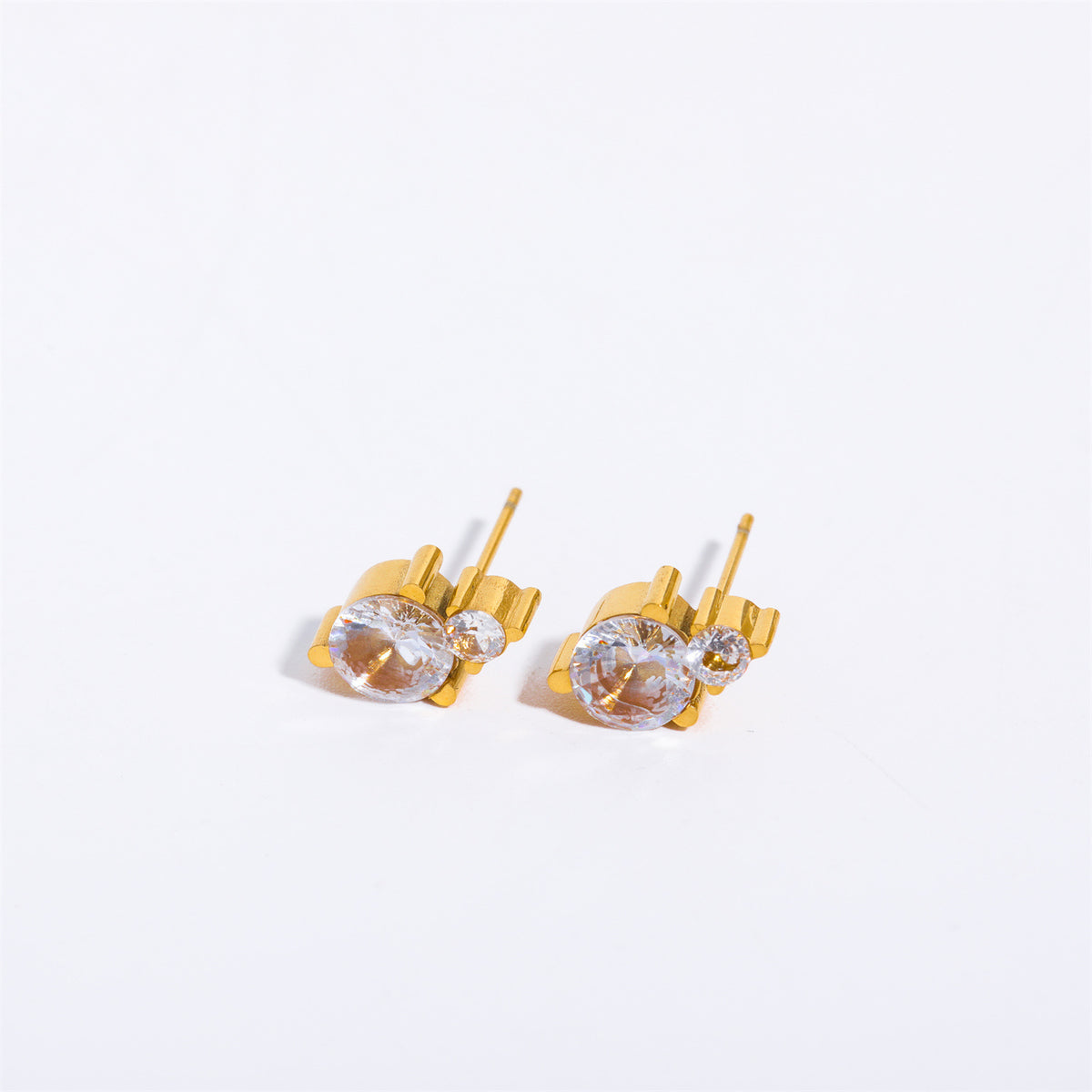 December Birthstone Stud Earrings